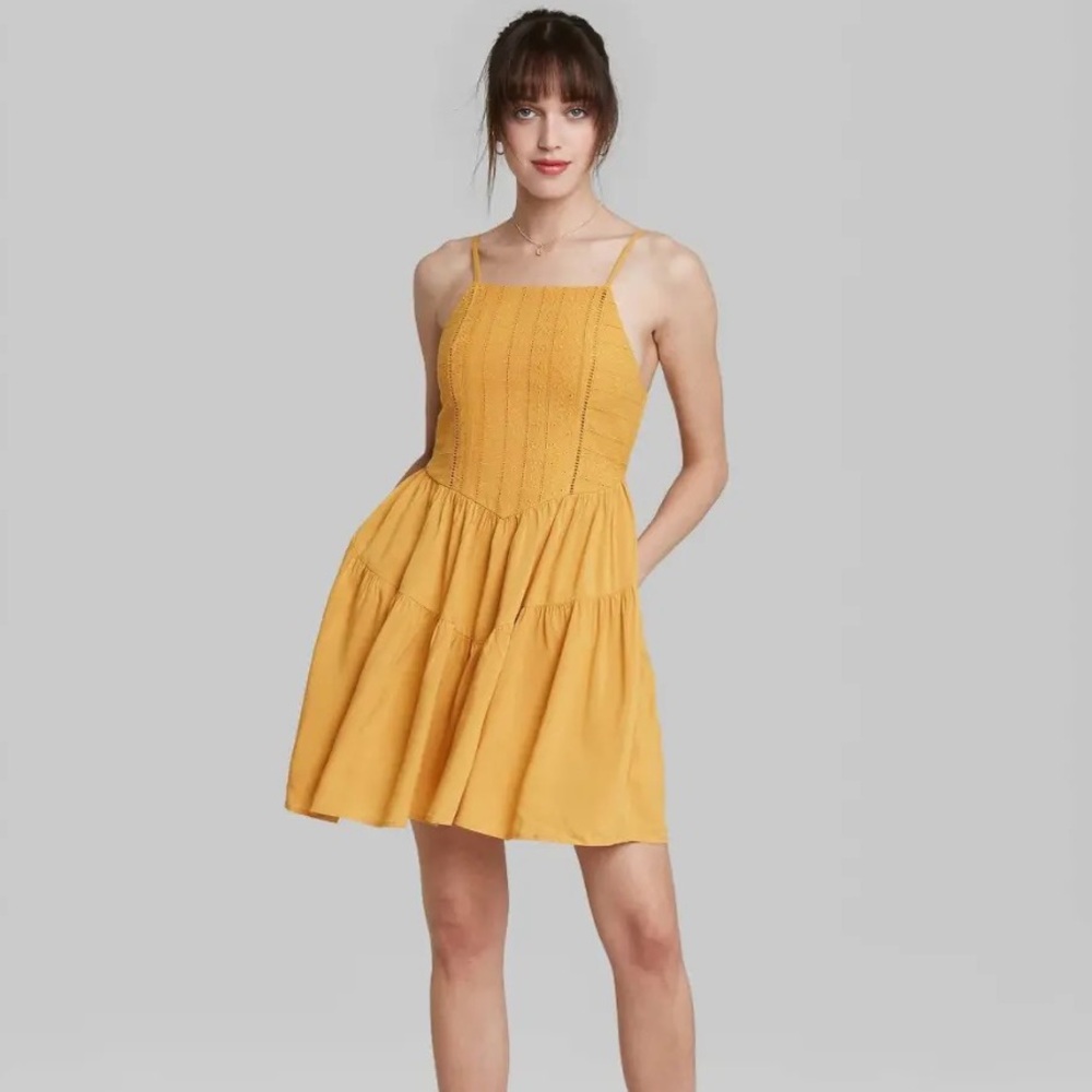 Wild Fable Target Medium Yellow Sundress